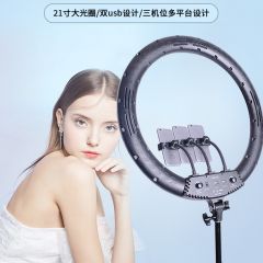 21寸LED补光灯+三机位